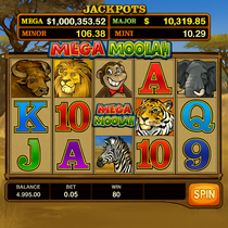 SlotsDJ - Mega Moolah Slot Game